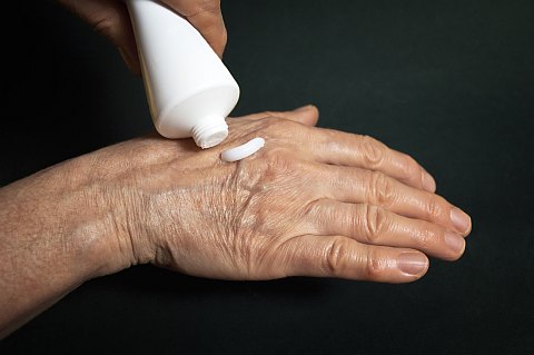 Hand and cream